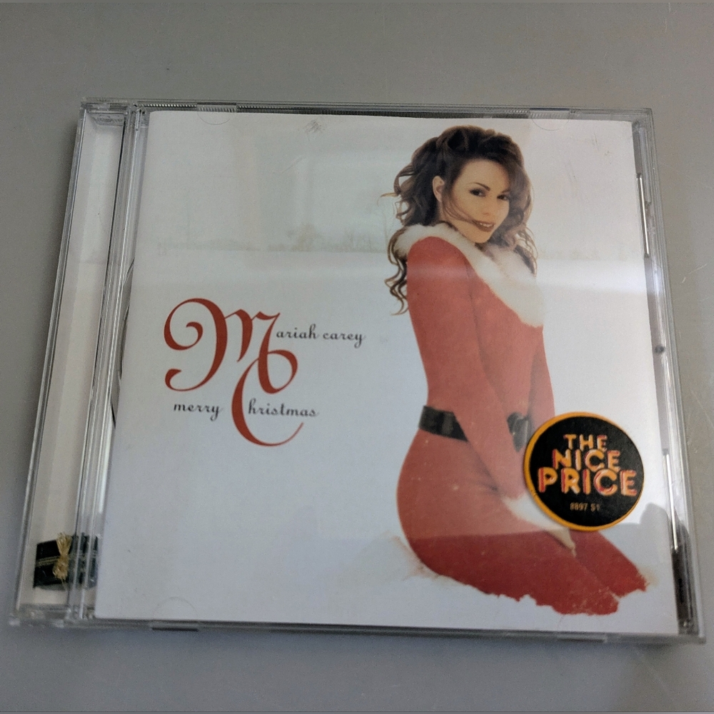 2/$18 1994 Mariah Carey "Merry Christmas" Music CD
